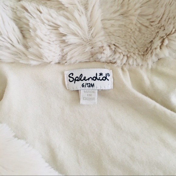 splendid faux fur fashionista vest - Picture 6 of 6